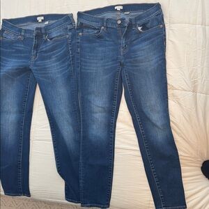 J. Crew Dark Blue Stretch Denim